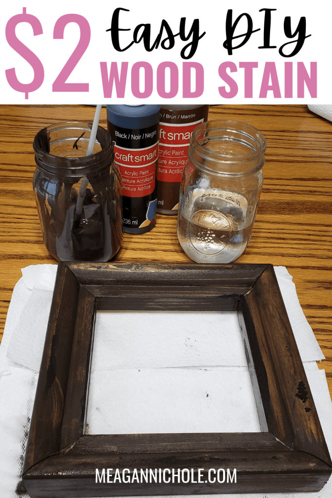 DIY Wood Stain| How to Make Wood Stain with Acrylic Paint